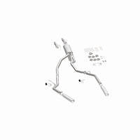 Thumbnail for MagnaFlow 11 Ford F-150 3.7L/5.0L/6.2L SS Catback Exhaust Dual Split Rear Exit w/ 3.5in SS Tips