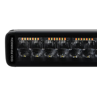 Thumbnail for Go Rhino Universal Blackout Combo Series 50in Double Row LED Light Bar w/ Amber Lighting - Black