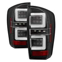 Thumbnail for Spyder 16-17 Toyota Tacoma LED Tail Lights - Black (ALT-YD-TT16-LED-BK)