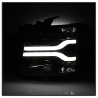 Thumbnail for Spyder Chevy Silverado 1500 07-13 Version 3 Projector Headlights - Black PRO-YD-CS07V3-LBDRL-BK