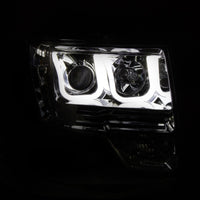 Thumbnail for ANZO 2009-2014 Ford F-150 Projector Headlights w/ U-Bar Chrome