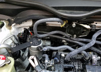 Thumbnail for J&L 16-21 Honda Civic 1.5L Turbo (EX & Si) Passenger Side Oil Separator 3.0 - Clear Anodized