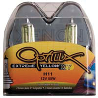 Thumbnail for Hella Optilux H11 55W XY Extreme Yellow Bulbs (Pair)