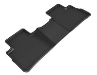 Thumbnail for 3D Maxpider 21-22 Nissan Rogue Kagu Second Row Floormat - Black