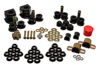 Thumbnail for Energy Suspension 86-91 Mazda RX7 Black Hyper-Flex Master Bushing Set