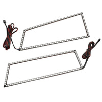 Thumbnail for Oracle Chevrolet Silverado 03-06 Square Halo Kit - ColorSHIFT SEE WARRANTY