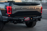 Thumbnail for Addictive Desert Designs 17-18 Ford F-150 Raptor HoneyBadger Rear Bumper w/ 10in SR LED Mounts