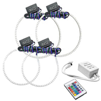 Thumbnail for Oracle Jeep Grand Cherokee 08-10 Halo Kit - ColorSHIFT w/ Simple Controller SEE WARRANTY