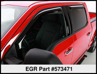 Thumbnail for EGR 15+ Ford F150 Super Cab In-Channel Window Visors - Set of 4 (573471)