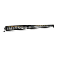 Thumbnail for Go Rhino Xplor Blackout Combo Series Dbl Row LED Light Bar w/Amber (Side/Track Mount) 40in. - Blk