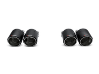 Thumbnail for Akrapovic 14-17 BMW M3/M4 (F80/F82) Tail Pipe Set (Carbon)