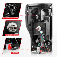 Thumbnail for ANZO 2017+ Ford F-250 LED Taillights - Black/Clear