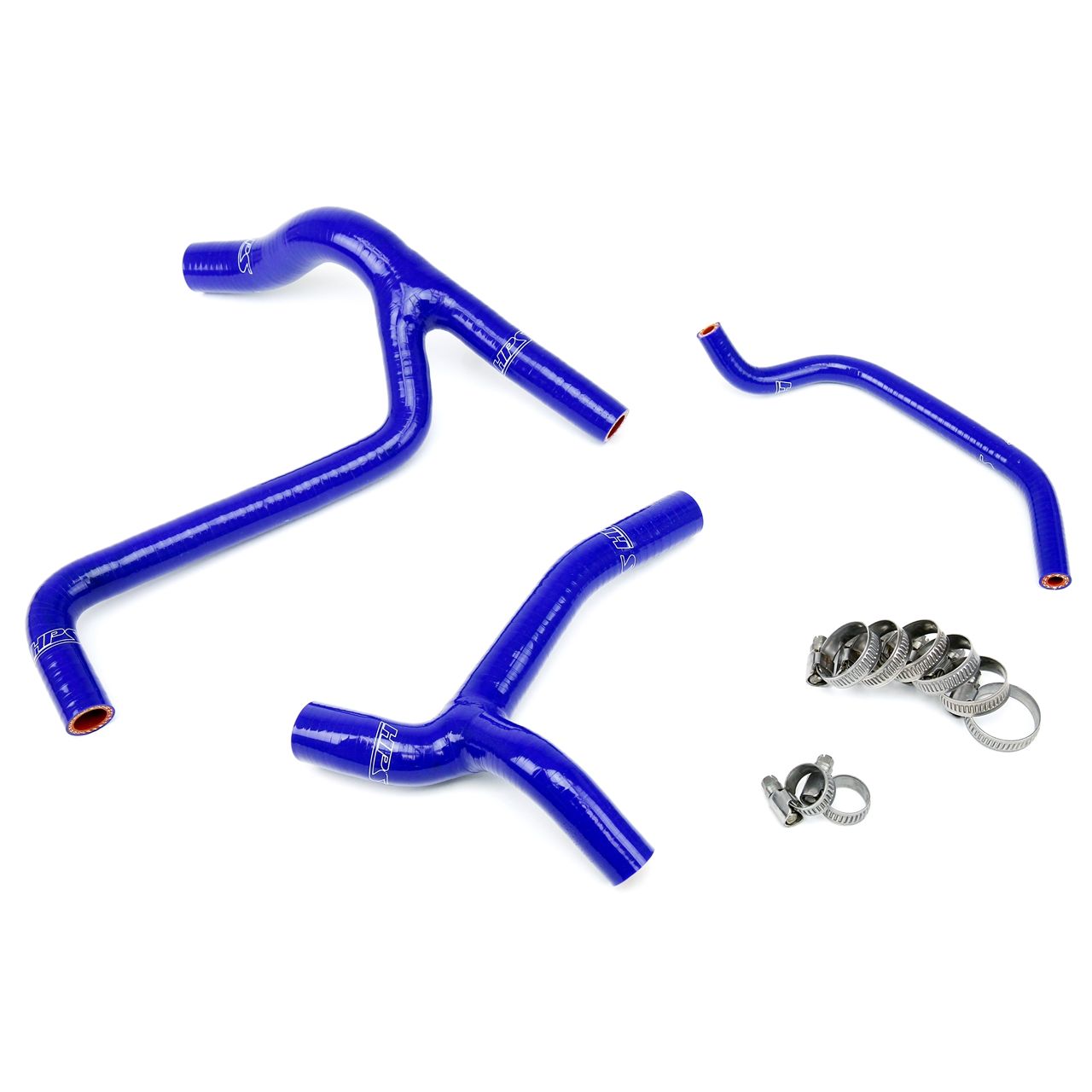 HPS Blue Reinforced Silicone Radiator Hose Kit Coolant for Kawasaki 2009 KX450F
