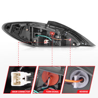 Thumbnail for ANZO 10-13 Hyundai Genesis 2DR LED Taillights Smoke