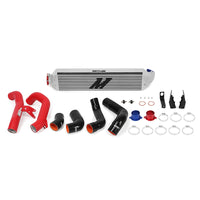 Thumbnail for Mishimoto 2016+ Honda Civic 1.5T / 2017+ Honda Civic Si Silver Intercooler Kit w/Red Pipes