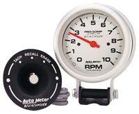 Thumbnail for AutoMeter Gauge Tachometer 3-3/4in. 10K RPM Pedestal W/ Peak Memory Ultra-Lite