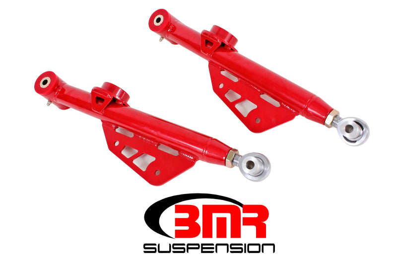 BMR 99-04 Mustang Single Adj. Lower Control Arms / Rod End (Polyurethane) - Red