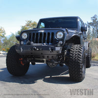 Thumbnail for Westin/Snyper 07-17 Jeep Wrangler Tube Fenders - Front - Textured Black
