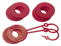 Thumbnail for Daystar Red Locking D Ring Isolator w/Washer Kit
