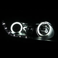 Thumbnail for ANZO 2006-2011 Honda Civic Projector Headlights w/ Halo Black (CCFL)