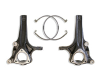 Thumbnail for MaxTrac 2019+ RAM 1500 2WD 4in Front Lift Spindles w/Extended DOT Compliant Brake Lines