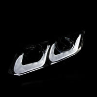Thumbnail for ANZO 2012-2015 Honda Civic Projector Headlights w/ U-Bar Black