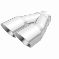 Thumbnail for MagnaFlow Double Wall 3in Dual Round Polished Tip 2.25in Inlet