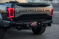 Thumbnail for Addictive Desert Designs 17-18 Ford F-150 Raptor HoneyBadger Rear Bumper w/ 10in SR LED Mounts