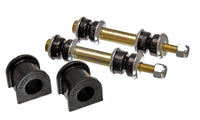 Thumbnail for Energy Suspension 90-96 Ford Escort/ZX2 Black 3/4in Rear Sway Bar Bushing Set (Inc Endlink Bushings)