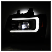 Thumbnail for Spyder Chevy Suburban 1500/2500 07-14 Tahoe 07-14 LED Headlights Black PRO-YD-CSUB07V2PL-BK