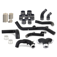 Thumbnail for Mishimoto 21+ Bronco 2.7L Intercooler Pipe Kit Micro Wrinkle Black