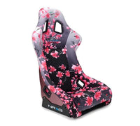 Thumbnail for NRG FRP Bucket Seat PRISMA Japanese Cherry Blossom Edition W/ Pink Pearlized Back - Medium