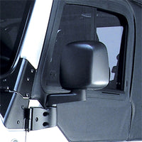 Thumbnail for Omix Door Mirror Black Left- 87-06 Jeep Wrangler