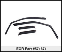 Thumbnail for EGR 14+ Chev Silverado/GMC Sierra Double Cab In-Channel Window Visors - Set of 4 (571671)