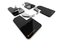 Thumbnail for Rally Armor 21-24 Ford Bronco (Steel Bmpr + RB - NO Rptr/Sprt) Blk Mud Flap w/Cy Orange Logo