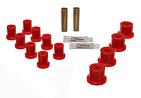 Thumbnail for Energy Suspension Jeep Spring Bushing Set - Red