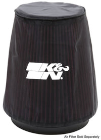Thumbnail for K&N Universal P Dry charger Round Tapered Air Filter Wrap Black