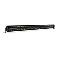 Thumbnail for Go Rhino Xplor Blackout Combo Series Dbl Row LED Light Bar w/Amber (Side/Track Mount) 32in. - Blk