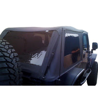 Thumbnail for Rampage 2004-2006 Jeep Wrangler(TJ) LJ Unlimited Frameless Soft Top Kit - Black Diamond