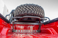 Thumbnail for DV8 Offroad 2019+ Jeep Gladiator In-Bed Adjustable Tire Carrier