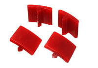 Thumbnail for Energy Suspension 2005-07 Ford F-250/F-350 SD 2/4WD Rear Axle Bump Stop Set - Red