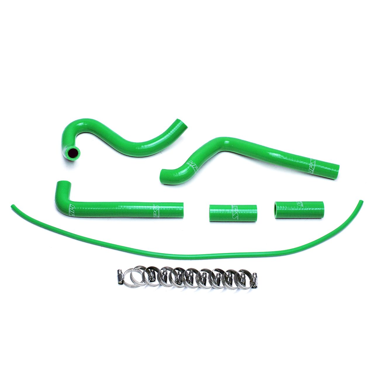 HPS Green Reinforced Silicone Radiator Hose Kit Coolant for Kawasaki 94-02 KX250