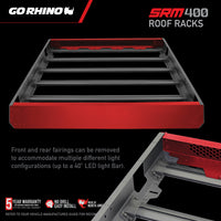 Thumbnail for Go Rhino SRM 400 Roof Rack - 68in