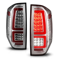 Thumbnail for ANZO 2014-2021 Toyota Tundra LED Taillights Chrome Housing/Clear Lens