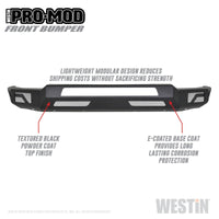 Thumbnail for Westin  2019 Dodge Ram 1500 ( Excludes 1500 Classic & Rebel Models )  Pro-Mod Front Bumper