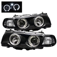 Thumbnail for Spyder BMW E38 7-Series 99-01 Projector Headlights 1PC Xenon- LED Halo Blk PRO-YD-BMWE3899-HID-HL-BK
