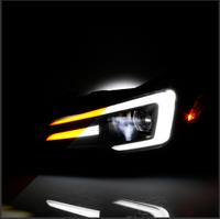 Thumbnail for Spyder Subaru Impreza WRX 15-20 LED High-Power LED Headlights-Black PRO-YD-SWRX15LEDAP-SBSEQ-BK