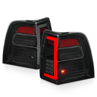 Thumbnail for ANZO 07-17 Ford Expedition LED Taillights w/ Light Bar Black Housing Smoke Lens