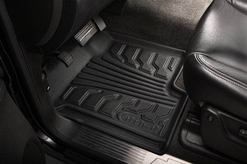 Lund 08-10 Ford F-250 Super Duty Catch-It Floormat Front Floor Liner - Black (2 Pc.)