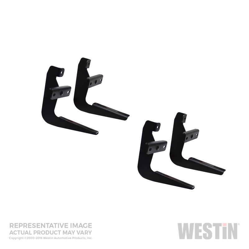 Westin 2002-2005 Ford/Mercury Explorer/Mountaineer 4dr (Excl Sport) Running Board Mount Kit - Black